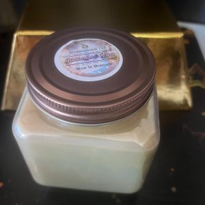 Frankincense & Myrrh massage oil candle